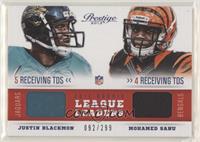 Mohamed Sanu, Justin Blackmon #/299