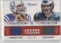 Nick Foles, Andrew Luck #/299