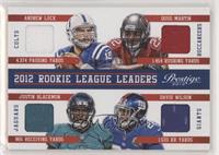 Andrew Luck, Doug Martin, Justin Blackmon, David Wilson #/299