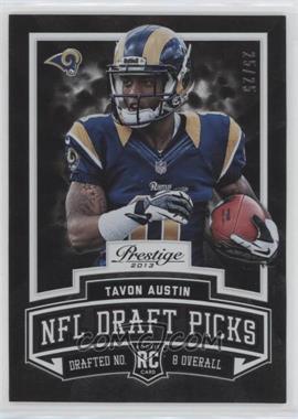 2013 Panini Prestige - NFL Draft Picks - Black #2 - Tavon Austin /25