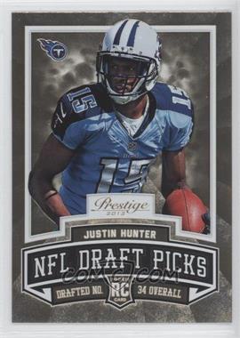 2013 Panini Prestige - NFL Draft Picks - Gold #12 - Justin Hunter