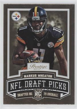 2013 Panini Prestige - NFL Draft Picks - Gold #14 - Markus Wheaton