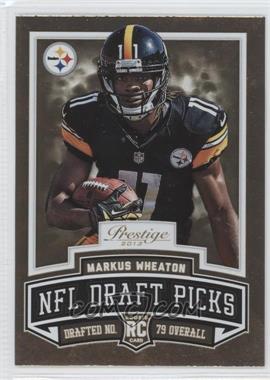 2013 Panini Prestige - NFL Draft Picks - Gold #14 - Markus Wheaton