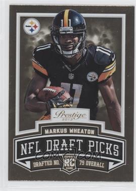 2013 Panini Prestige - NFL Draft Picks - Gold #14 - Markus Wheaton