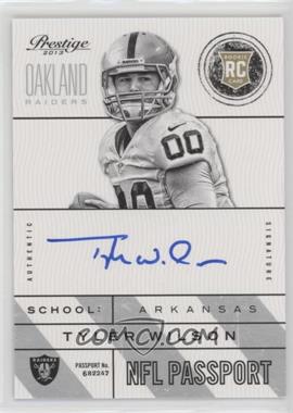 2013 Panini Prestige - NFL Passport - Signatures #23 - Tyler Wilson