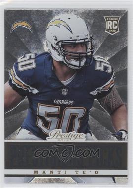 2013 Panini Prestige - Prestigious Picks - Gold #31 - Manti Te'o