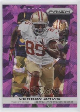 2013 Panini Prizm - [Base] - Purple Cracked Ice Prizm #188 - Vernon Davis /40