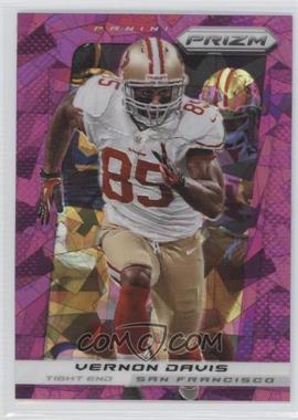 2013 Panini Prizm - [Base] - Purple Cracked Ice Prizm #188 - Vernon Davis /40