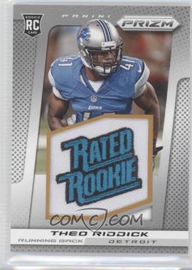 2013 Panini Prizm - [Base] - Rated Rookie Manufactured Patch #291 - Theo Riddick