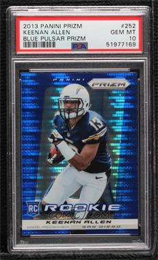 2013 Panini Prizm - [Base] - Walmart Blue Pulsar Prizm #252 - Keenan Allen [PSA 10 GEM MT]