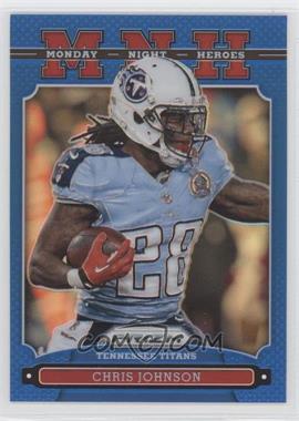 2013 Panini Prizm - Monday Night Heroes - Walmart Blue Prizm #24 - Chris Johnson