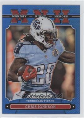 2013 Panini Prizm - Monday Night Heroes - Walmart Blue Prizm #24 - Chris Johnson