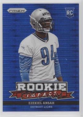 2013 Panini Prizm - Rookie Impact - Walmart Blue Pulsar Prizm #23 - Ezekiel Ansah