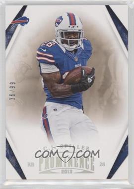 2013 Panini Prominence - [Base] - Platinum #11 - C.J. Spiller /99