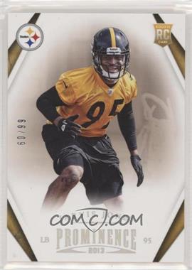 2013 Panini Prominence - [Base] - Platinum #139 - Jarvis Jones /99