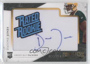 2013 Panini Prominence - [Base] - Rookie Embroidered Rated Rookie Patch Signatures #123 - Datone Jones /200