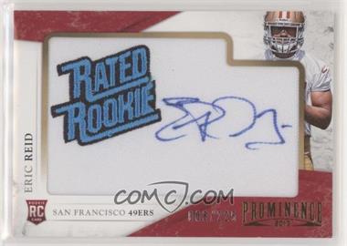 2013 Panini Prominence - [Base] - Rookie Embroidered Rated Rookie Patch Signatures #133 - Eric Reid /225
