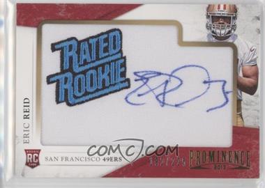 2013 Panini Prominence - [Base] - Rookie Embroidered Rated Rookie Patch Signatures #133 - Eric Reid /225