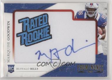 2013 Panini Prominence - [Base] - Rookie Embroidered Rated Rookie Patch Signatures #166 - Marquise Goodwin /105