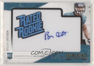 2013 Panini Prominence - [Base] - Rookie Embroidered Rated Rookie Patch Signatures #181 - Ryan Otten /100