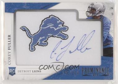 2013 Panini Prominence - [Base] - Rookie Embroidered Team Logo Patch Signatures #119 - Corey Fuller /204