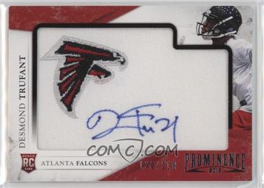 2013 Panini Prominence - [Base] - Rookie Embroidered Team Logo Patch Signatures #127 - Desmond Trufant /210