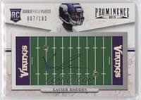 Xavier Rhodes #/102