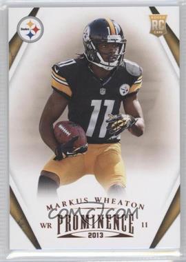 2013 Panini Prominence - [Base] #164 - Markus Wheaton