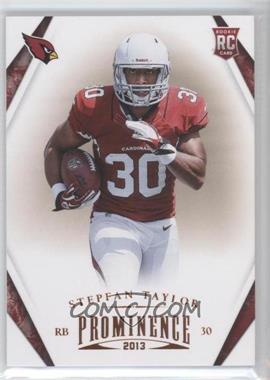 2013 Panini Prominence - [Base] #187 - Stepfan Taylor