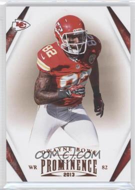 2013 Panini Prominence - [Base] #50 - Dwayne Bowe