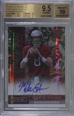 2013 Panini Rookies & Stars - [Base] - Longevity Parallel Team Logo Rookie Signatures #170 - Mike Glennon /32 [BGS 9.5 GEM MINT]