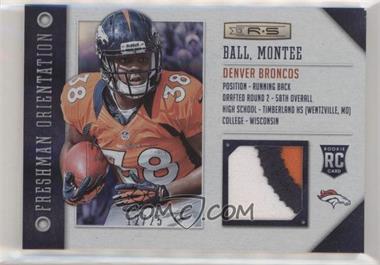 2013 Panini Rookies & Stars - Freshman Orientation Materials - Prime #28 - Montee Ball /25