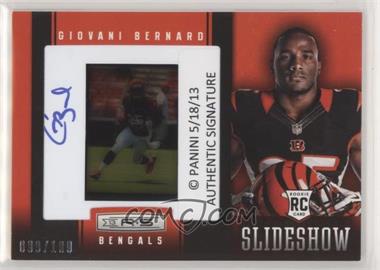 2013 Panini Rookies & Stars - SlideShow - Rookie Premier Signatures #11 - Giovani Bernard /100 [EX to NM]