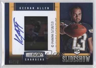 2013 Panini Rookies & Stars - SlideShow - Rookie Premier Signatures #16 - Keenan Allen /97