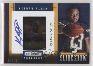 2013 Panini Rookies & Stars - SlideShow - Rookie Premier Signatures #16 - Keenan Allen /97