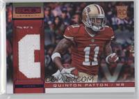 Rookie Materials - Quinton Patton #/25