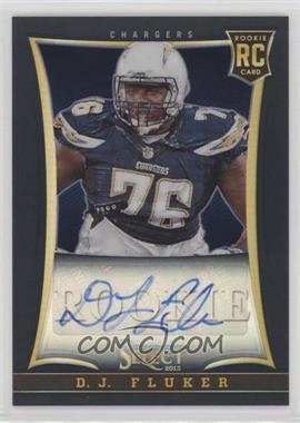 2013 Panini Select - [Base] - Black Prizm Rookie Autographs #171 - D.J. Fluker /1