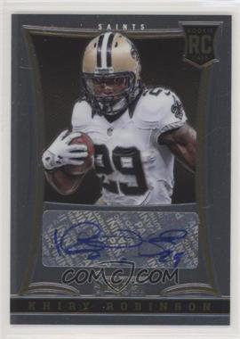 2013 Panini Select - [Base] - Rookie Autographs #271 - Khiry Robinson /499