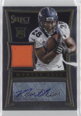 2013 Panini Select - [Base] - Rookie Jersey Autographs #223 - Montee Ball /499 [Good to VG‑EX]