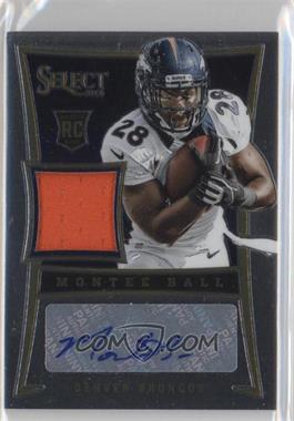 2013 Panini Select - [Base] - Rookie Jersey Autographs #223 - Montee Ball /499