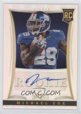 2013 Panini Select - [Base] - Silver Prizm Rookie Autographs #280 - Michael Cox /199