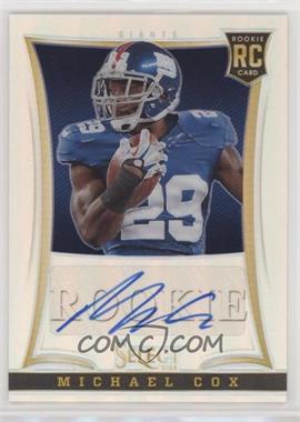 2013 Panini Select - [Base] - Silver Prizm Rookie Autographs #280 - Michael Cox /199