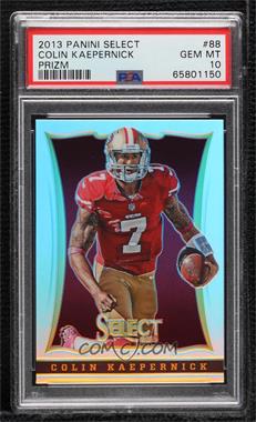 2013 Panini Select - [Base] - Silver Prizm #88 - Colin Kaepernick [PSA 10 GEM MT]