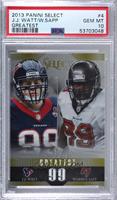 J.J. Watt, Warren Sapp [PSA 10 GEM MT]