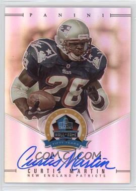 2013 Panini Spectra - 50th Anniversary Pro Football Hall of Fame - Signatures #CM - Curtis Martin /50