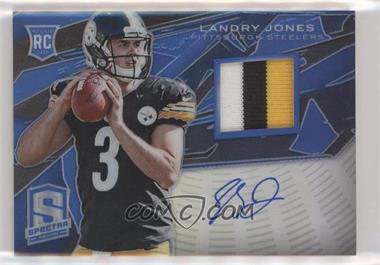 2013 Panini Spectra - [Base] - Blue Signature Materials #220 - Rookie - Landry Jones /49