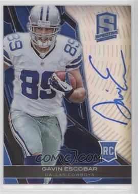 2013 Panini Spectra - [Base] - Blue Signatures #210 - Rookie - Gavin Escobar /49