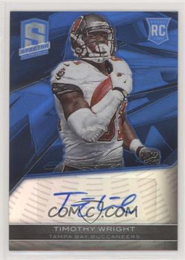 2013 Panini Spectra - [Base] - Blue #105 - Rookie Autographs - Timothy Wright /99