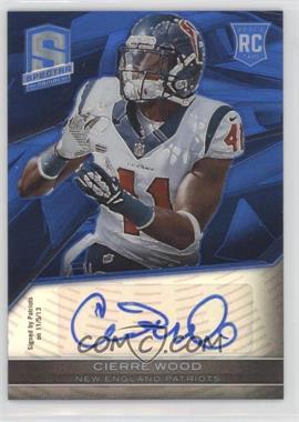 2013 Panini Spectra - [Base] - Blue #120 - Rookie Autographs - Cierre Wood /99