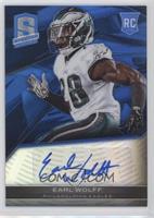 Rookie Autographs - Earl Wolff #/99